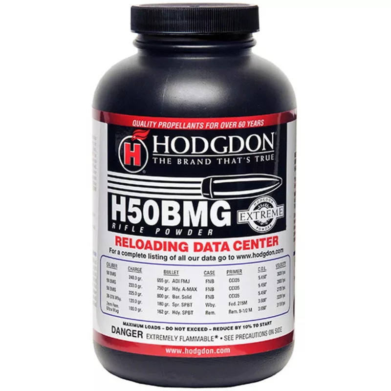 Hodgdon H50BMG Powder 1 lb. Extreme Rifle HAZMAT