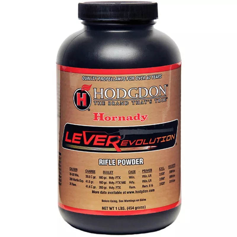 Hodgdon LEVERevolution Powder 1 lb. Rifle HAZMAT