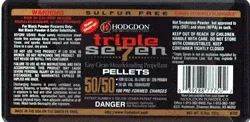 Hodgdon Triple Seven 50gr – Pellets .50 Caliber 100 Pack