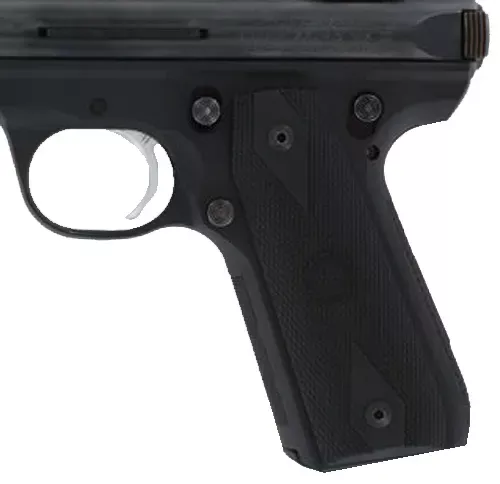 Hogue Grip Panels Diamond Checkering Black Rubber Ruger Mark III 22/45