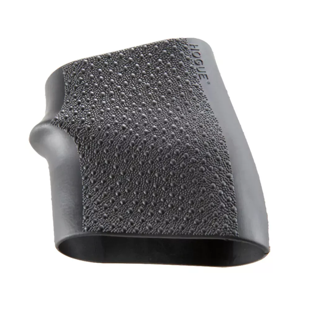 Hogue HandAll Jr. Grip Sleeve Small Size made of Rubber with Black Finish for Most 22, 25 & 38 Pistols