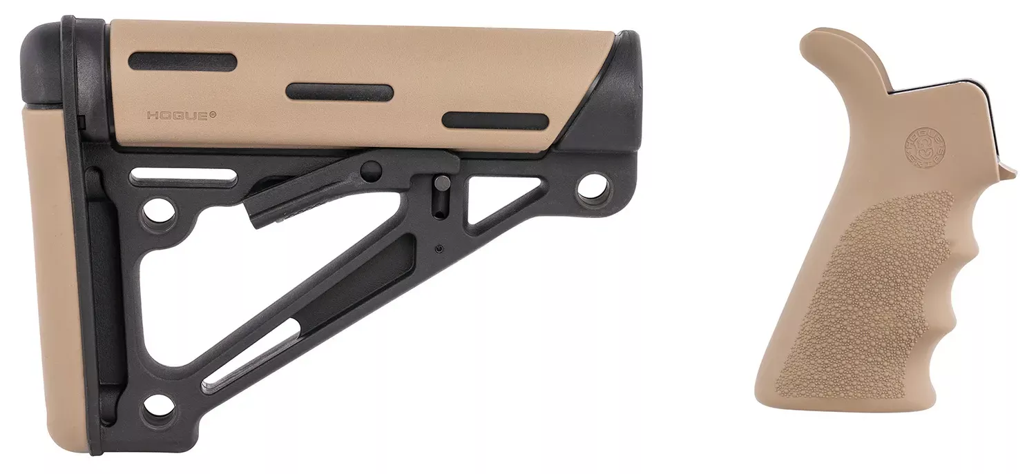 Hogue OverMolded Collapsible M16 Buttstock Flat Dark Earth
