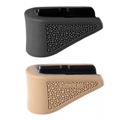 Hogue OverMolded Rubber Grip Extension Base Pad for Glock 42 .380 ACP (6-Round Magazines)