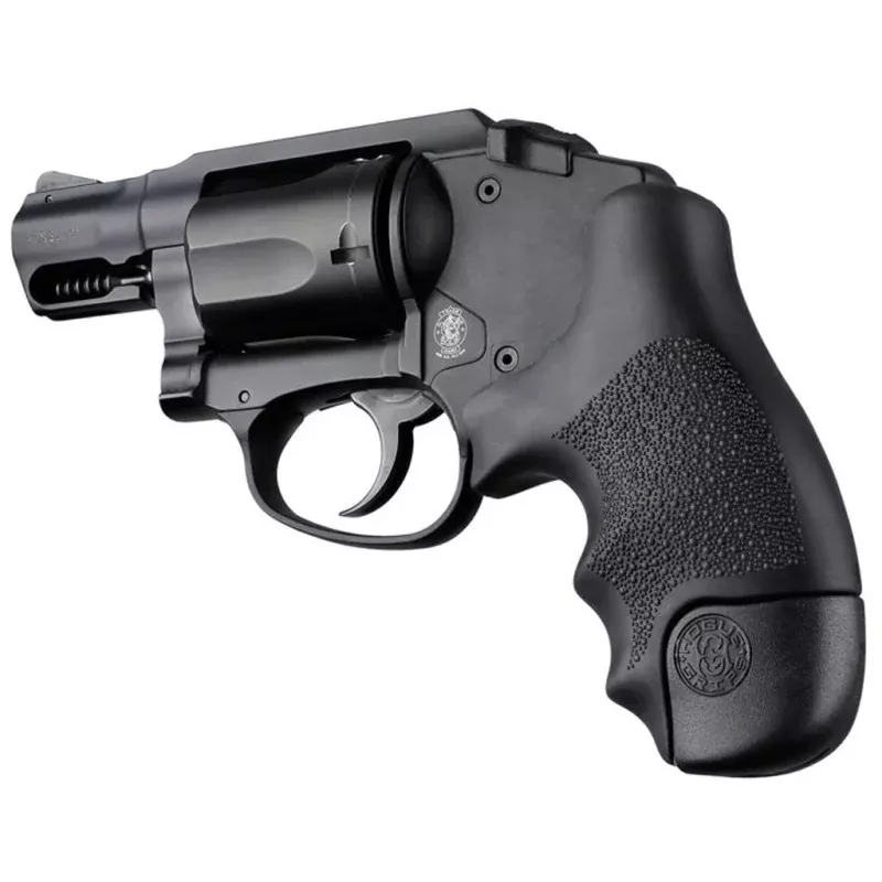 Hogue Overmolded Rubber Tamer Grip S&W J Frame Revolvers Black