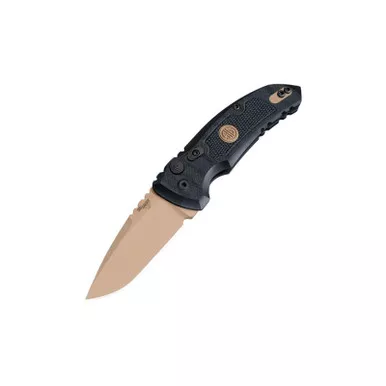 Hogue Sig A01 Microswitch Emperor Scorpion Automatic 2.75" Drop Point FDE/Black