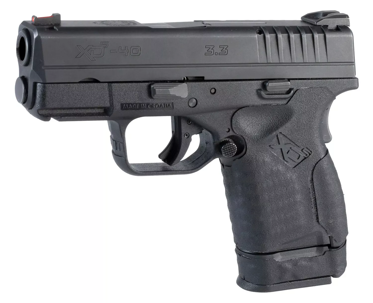 Hogue Wrapter Adhesive Grip with Black Finish & Grain Texture for Sig P320 Full Size with Medium Grip Module