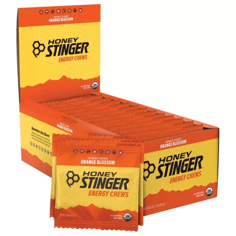 Honey Stinger Energy Chew Orange Blossom – Natural Energy Boost for Active Lifestyles