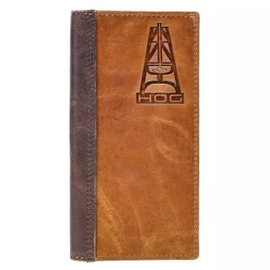 HOOEY HOG Tan/Brown Leather Rodeo Wallet (HW004-TNBR)