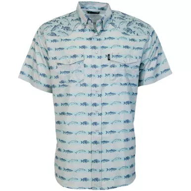 HOOEY Men's Sol Pearl Snap SS Shirt (HT262)