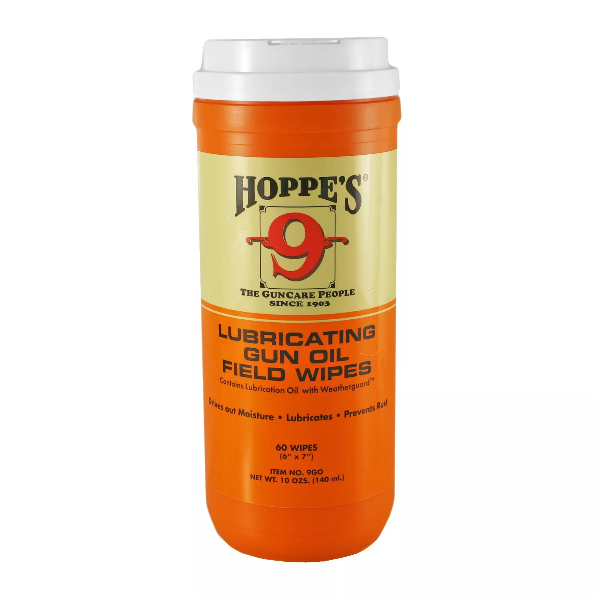 Hoppes Gun Oil Wipes 7×8″ 120ct