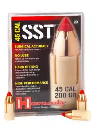 Hornady .45cal Saboted Bullet – .400 200gr Sst 20-count