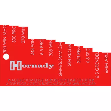 Hornady 50146 Universal Trim Length Gauge, Red