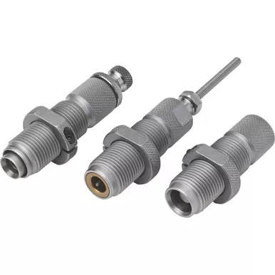 Hornady 546582 Series II Three-Die Pistol Die Set 45 Colt, Grey