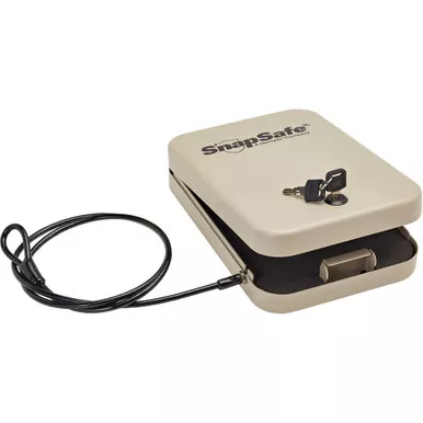 Hornady 75210 Snapsafe Lock Box with Key Lock, Black, XL