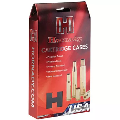 Hornady 86404 Rifle Cartridge Cases 7mm PRC Unprimed, Brass, 50 Pack
