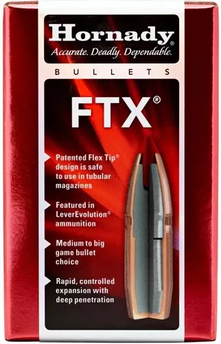 Hornady Bullets 30 Cal .308 – 135gr Ftx 100ct