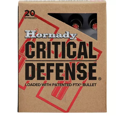 Hornady Critical Defense Ammunition 30 Super Carry 100gr FTX 20 Rounds