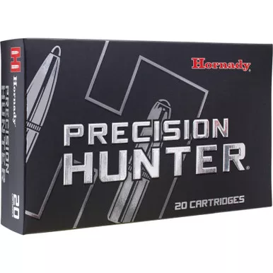 Hornady Precision Hunter .243 Win Ammunition 90 Grain ELD-X Polymer Tip Bullet 20 Rounds