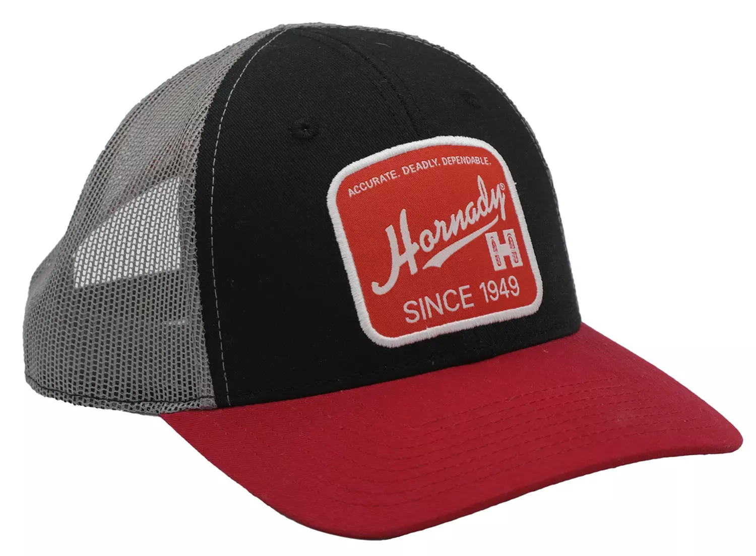 Hornady Retro Mesh Cap – Black/Red