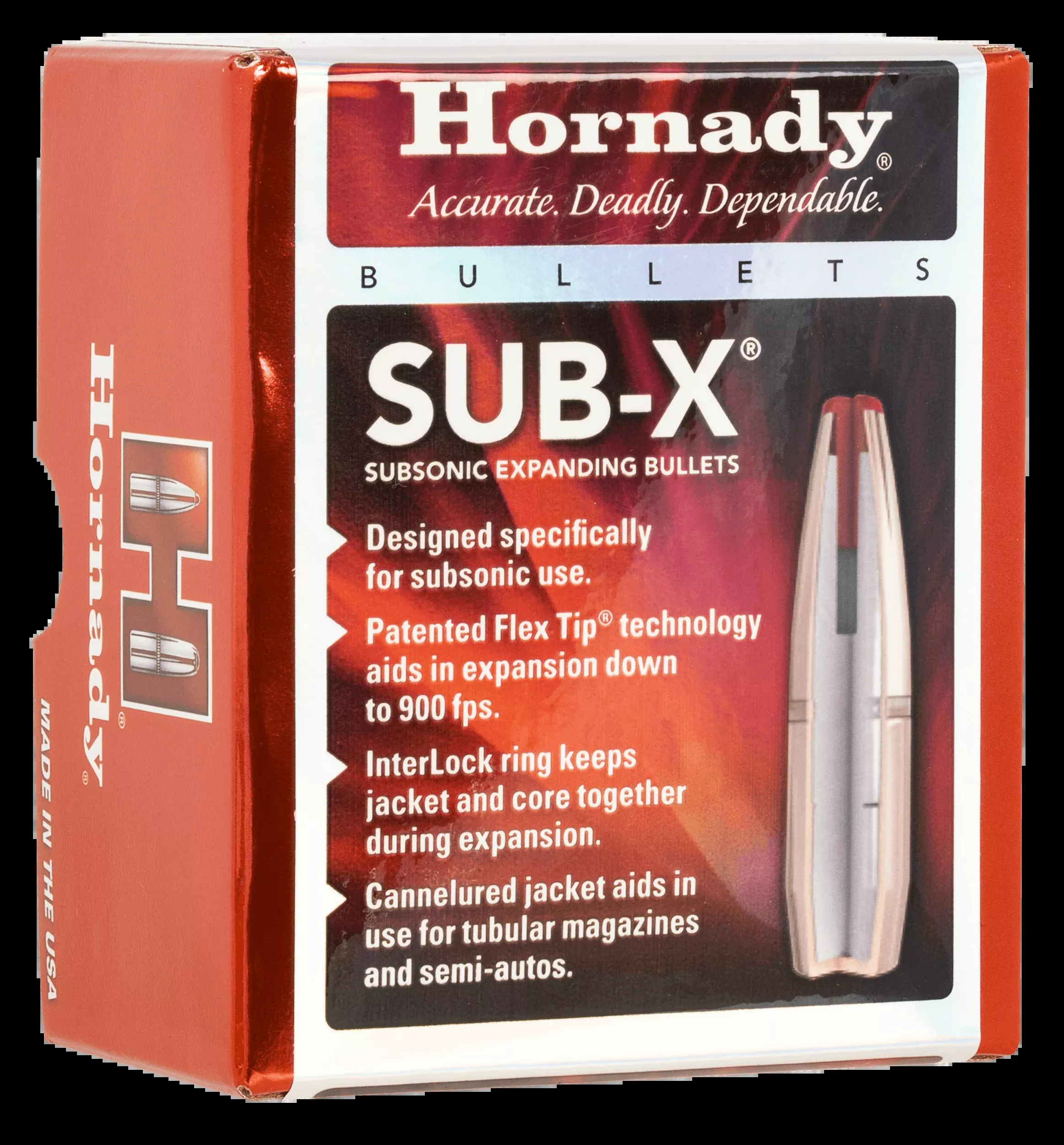 Hornady Sub-x, Horn 3148Bull.3115 255 Subx 100/15