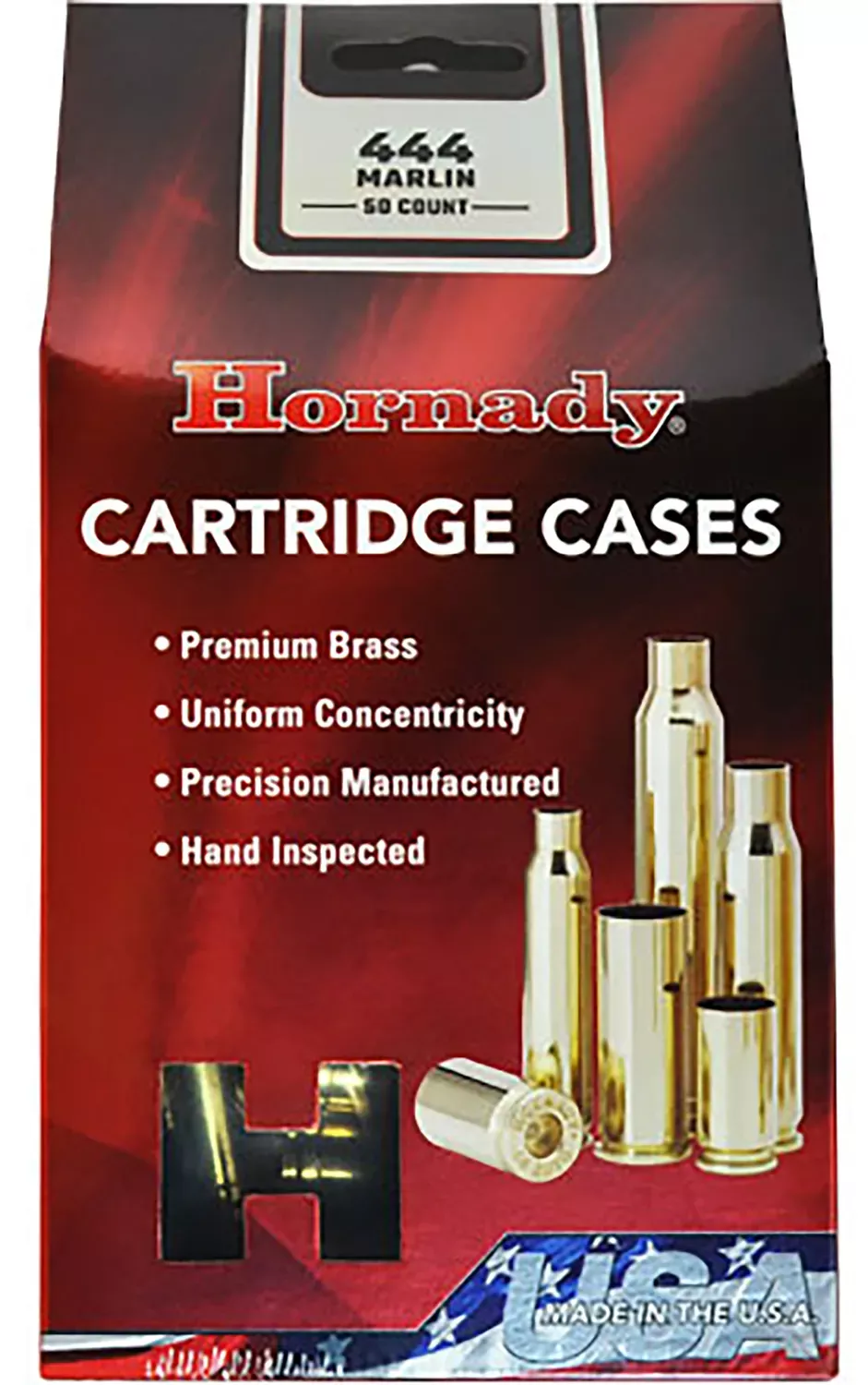 Hornady Unprimed Cases Cartridge 444 Marlin Rifle Brass
