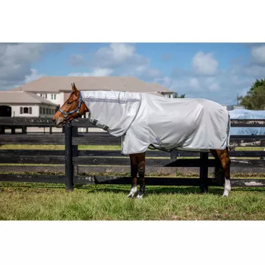 HORSEWARE IRELAND Amigo Bug Rug XL Plus Silver/Titanium Grey/Silver Fly Sheet (AFRNXP-IJI0)