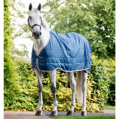HORSEWARE IRELAND Ionic Therapy Imperial Blue/Silver & Navy 50g Liner (TIHLC1-CIB0)