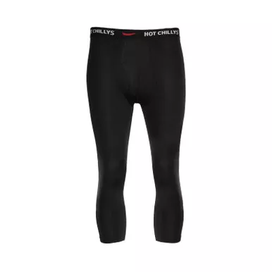 HOT CHILLYS Men's Micro-Elite Chamois Deluxe Black Boot Tech Tight (HC9649-101)