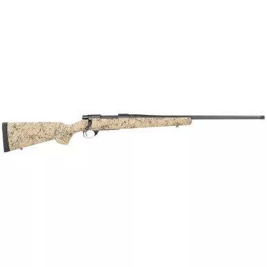 Howa HHS43164 M1500 HS Precision 308 Win 5+1 22" Threaded Barrel, Black Metal Finish, Tan Black Webbed Fixed HS Precision Stock