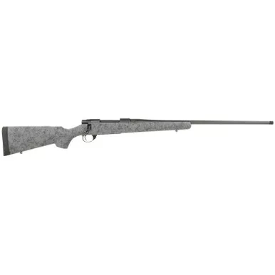 Howa HHS43331 M1500 HS Precision 300 Win Mag 3+1 24" Blued Threaded Barrel/Rec, Gray with Black Webbed HS Precision Stock
