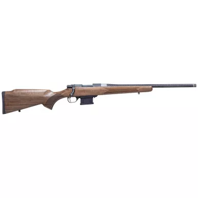 Howa HWHCF6ARC M1500 Mini Action Hunter 6mm ARC 5+1 20" Black Carbon Fiber Wrapped Barrel, Black Drilled & Tapped Steel Receiver, Walnut Fixed Stock, Right Hand