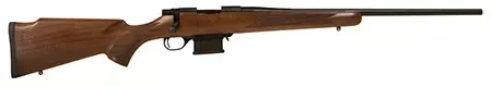 Howa M1500 Mini Hunter 6.5 Grendel 5+1 22" Heavy Threaded Barrel Steel Receiver Blued Walnut Stock Detach Box Mag HWH65G