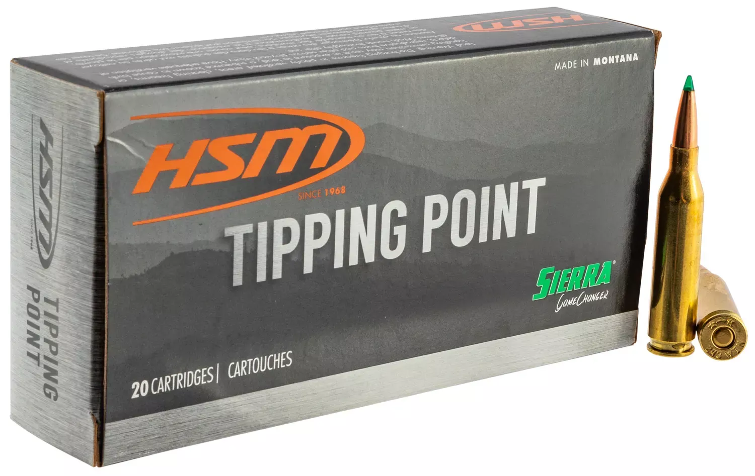 HSM Tipping Point 270 Win. 150 Gr. Hornady SST 20/Box