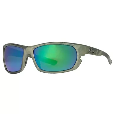 Huk Challenge Lens Pattern Subphantis Frame Green Lenses