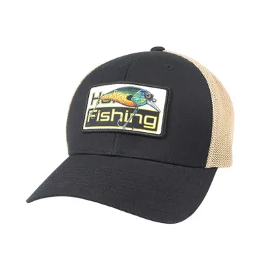 HUK KC Patch 110 Black Trucker Hat (H3000550-001-1)