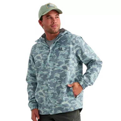 HUK Men's Storm Blue Shadow Jacket (H4000191-418)