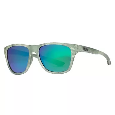 Huk Swivel Sunglass Southern Tier Subphantis Frame/Smoke/Green Mirror Polycarbonate Lenses 125