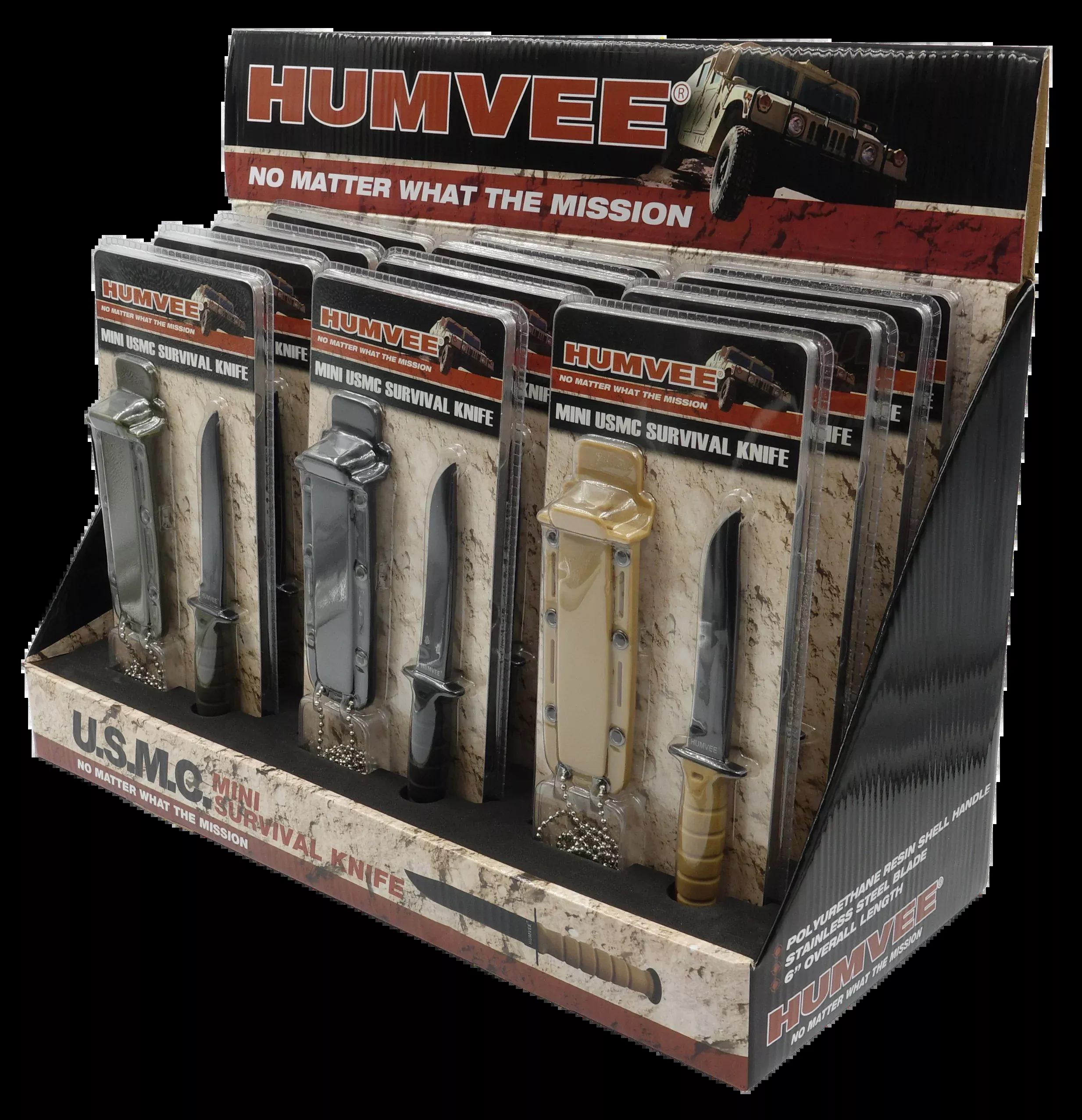 Humvee Accessories Humvee, Camp Hmv-db-usmcHumvee Combat Neck Knife 12pk