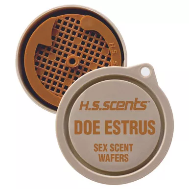 Hunters Specialties HS-01001 Scent Wafer Doe Estrus, Tan, 3 Pack