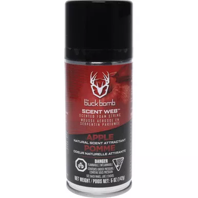 Hunters Specialties HS-BB-SW-APPLE Scent Web Foam Spray Apple, Black