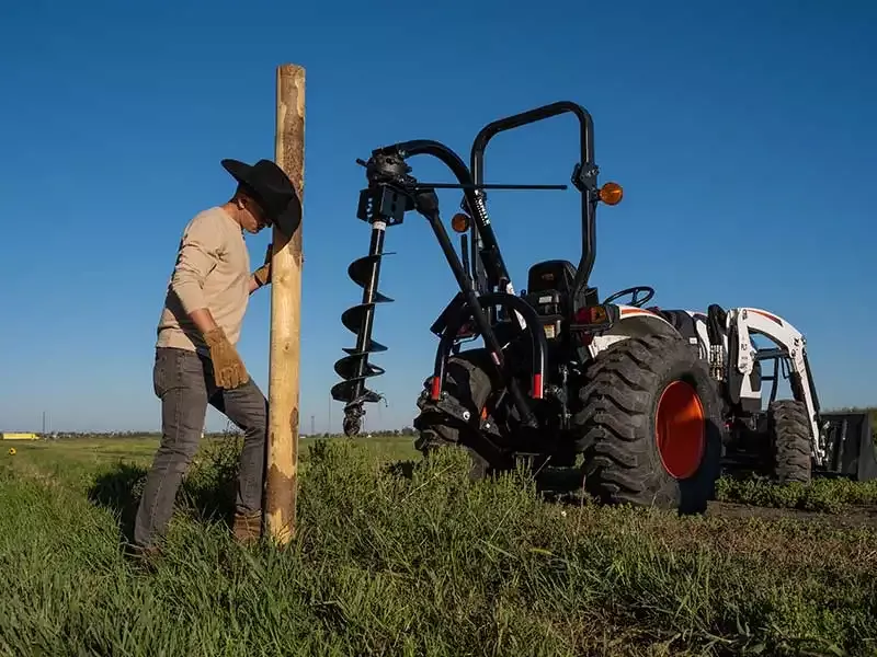 Ignite Attachments 3-Point Auger & Post Hole Digger | 6″/9″/12″ Bits | Up to 12-Inch Diameter | 20-45 HP | For Tractors