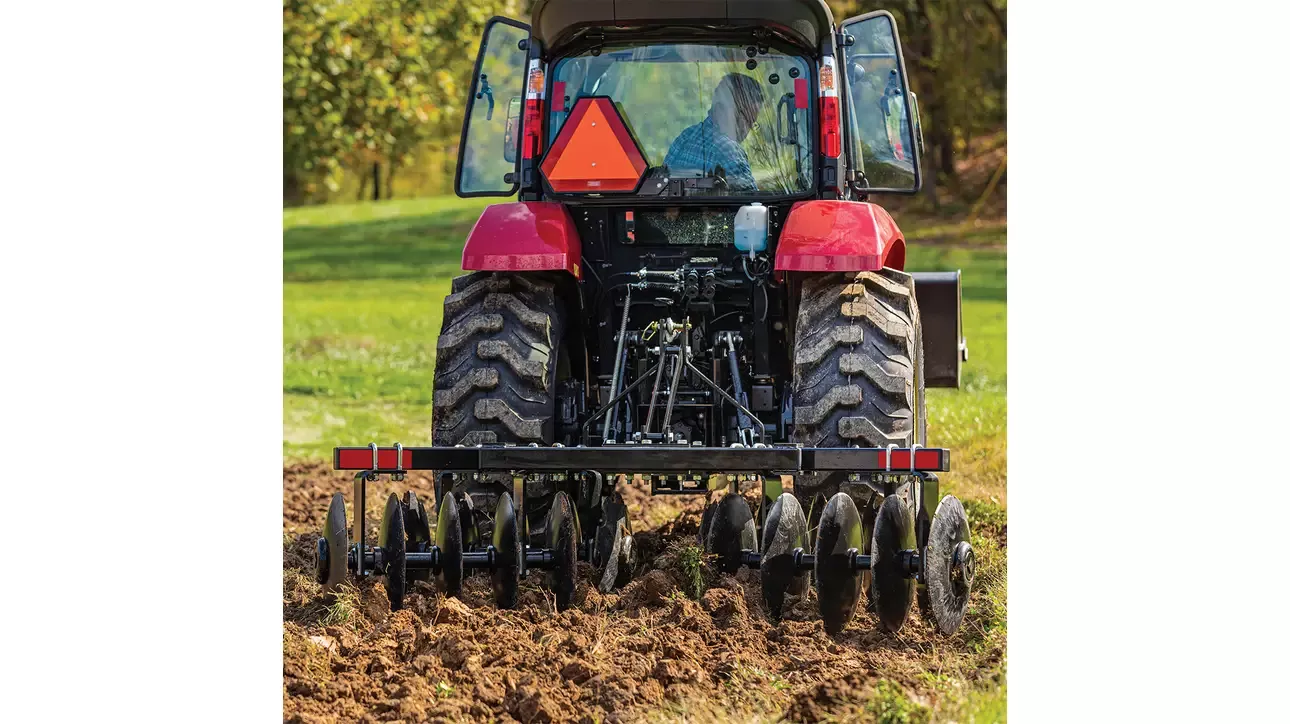 Ignite Attachments 3-Point Disc Harrow | Cultivation Width 85″ | Horsepower 30-55 HP | For Tractors