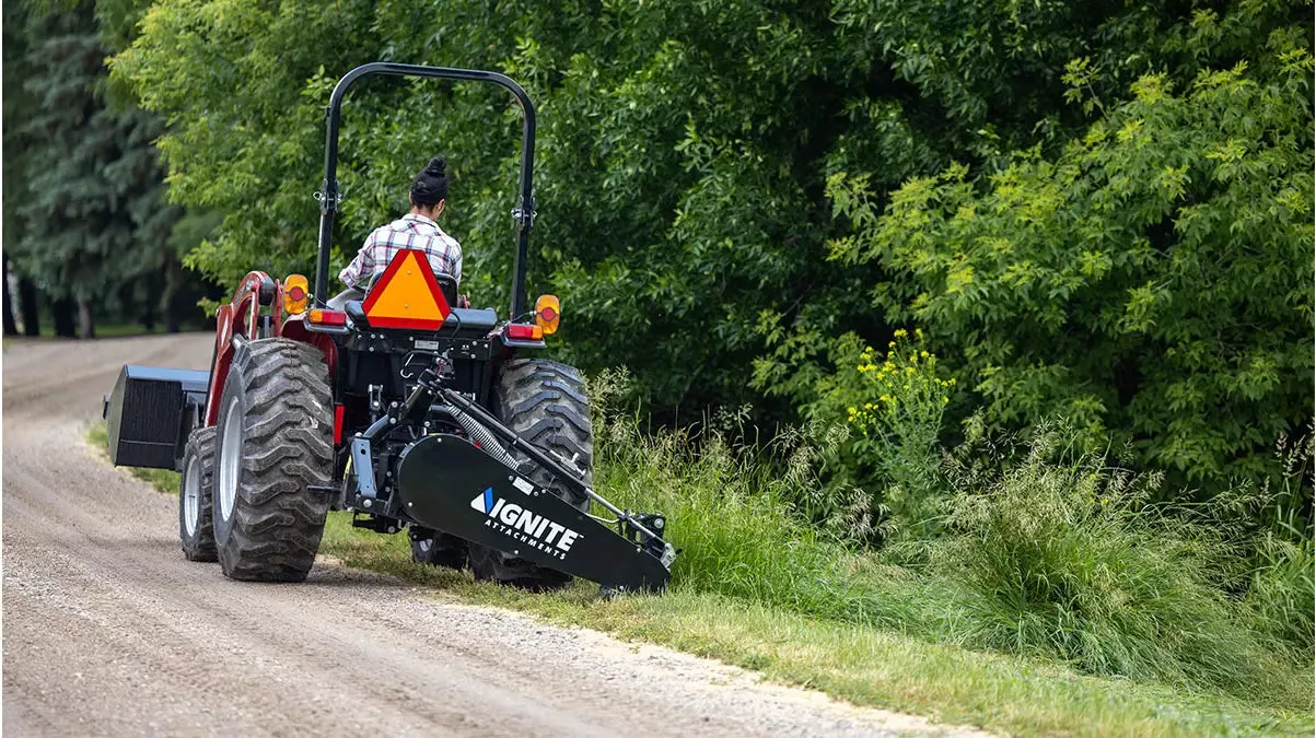 Ignite Attachments 3-Point Sickle Bar Mower | Cutting Width 60″ | Horsepower 20 HP | For Tractors