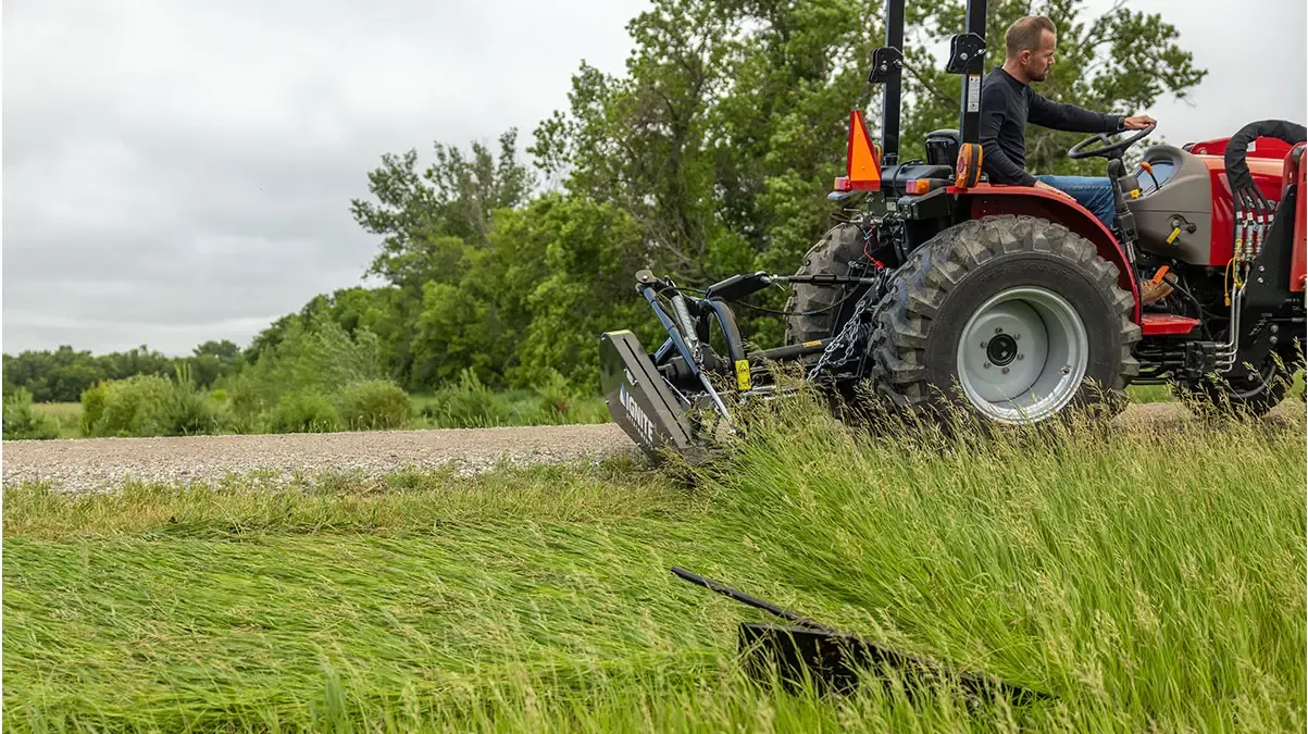 Ignite Attachments 3-Point Sickle Bar Mower | Cutting Width 84″ | Horsepower 35 HP | For Tractors