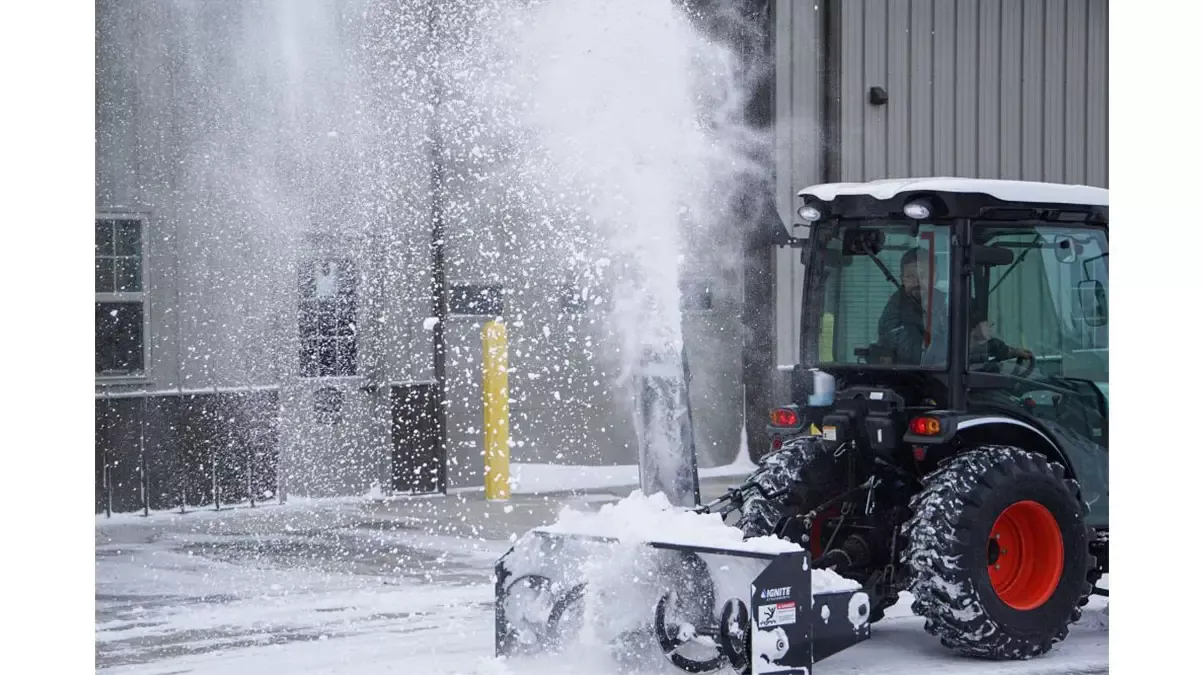 Ignite Attachments 3-Point Snow Blower | Model 74SB | Overall Width 78″ | Clearing Width 74″ | Horsepower 40-65 HP | For Tractors