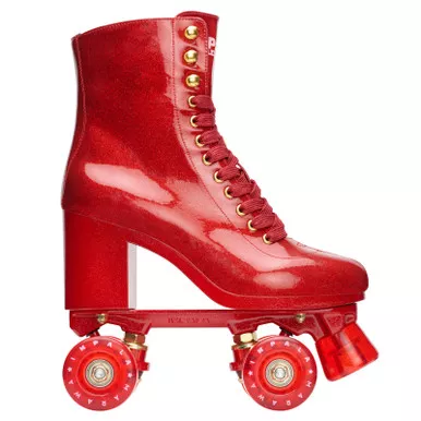 IMPALA Marawa High Heel Marawa Red Glitter Roller Skate (IMPROLLHH-MARAWA_RED_GLITTER)