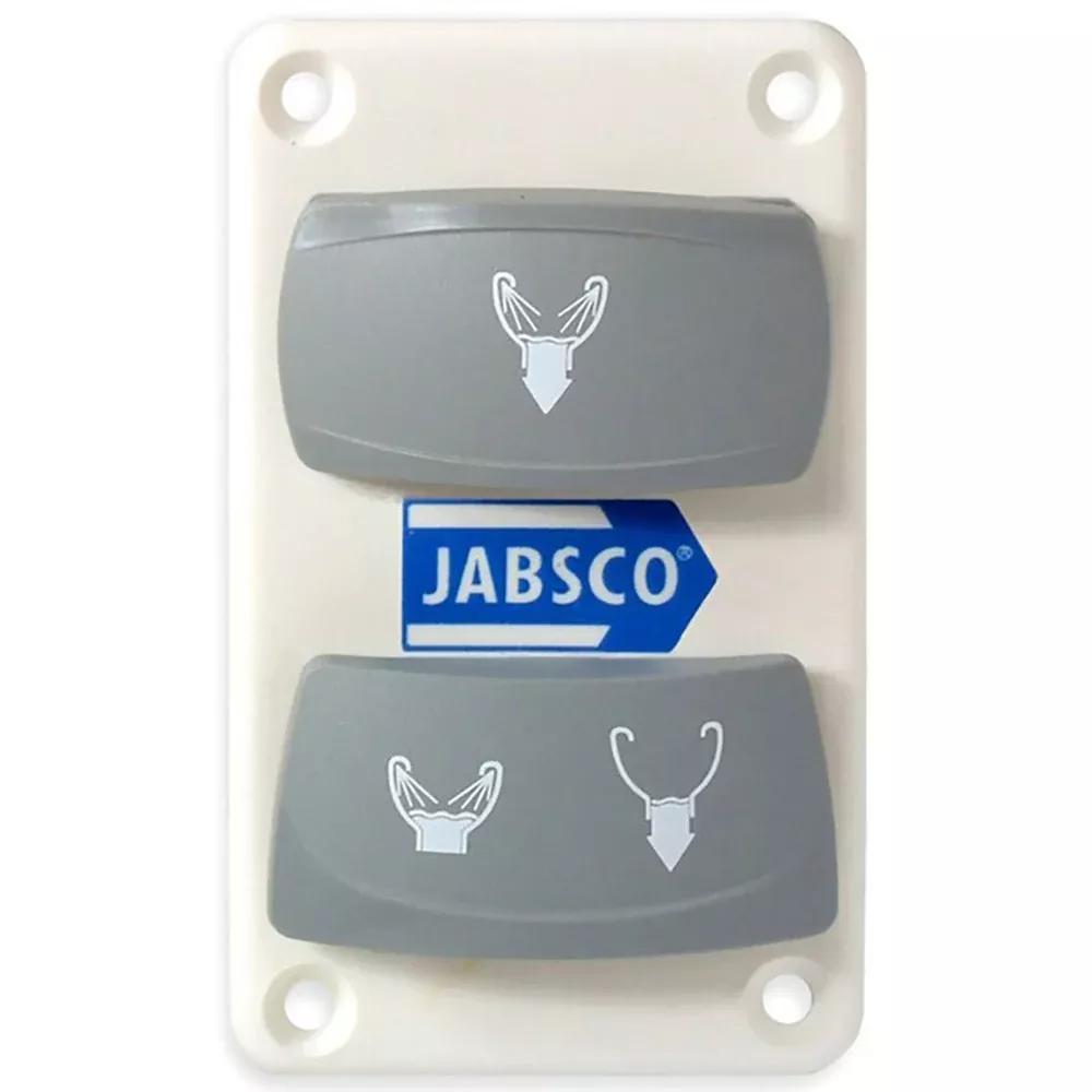 Jabsco Dual Rocker Switch Panel - 37047-2000