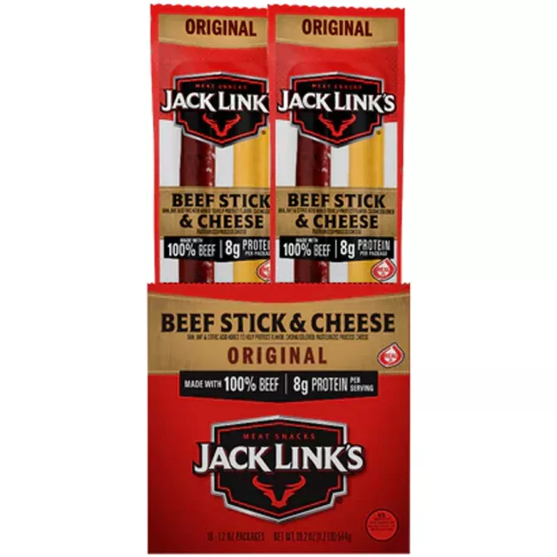 Jack Links Beef & Cheese Sticks 192ct (16 per case/12 cases)