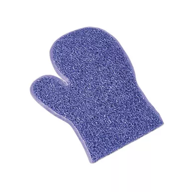 JACKS Horse Bathing Purple Mitten (10259)