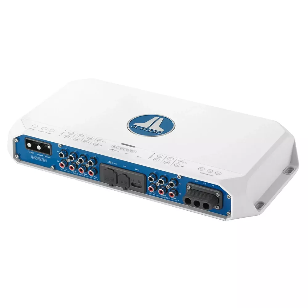 JL Audio MVI Series 600w 6 Channel Amplifier w/Integrated DSP – MV600/6i [010-03338-00]